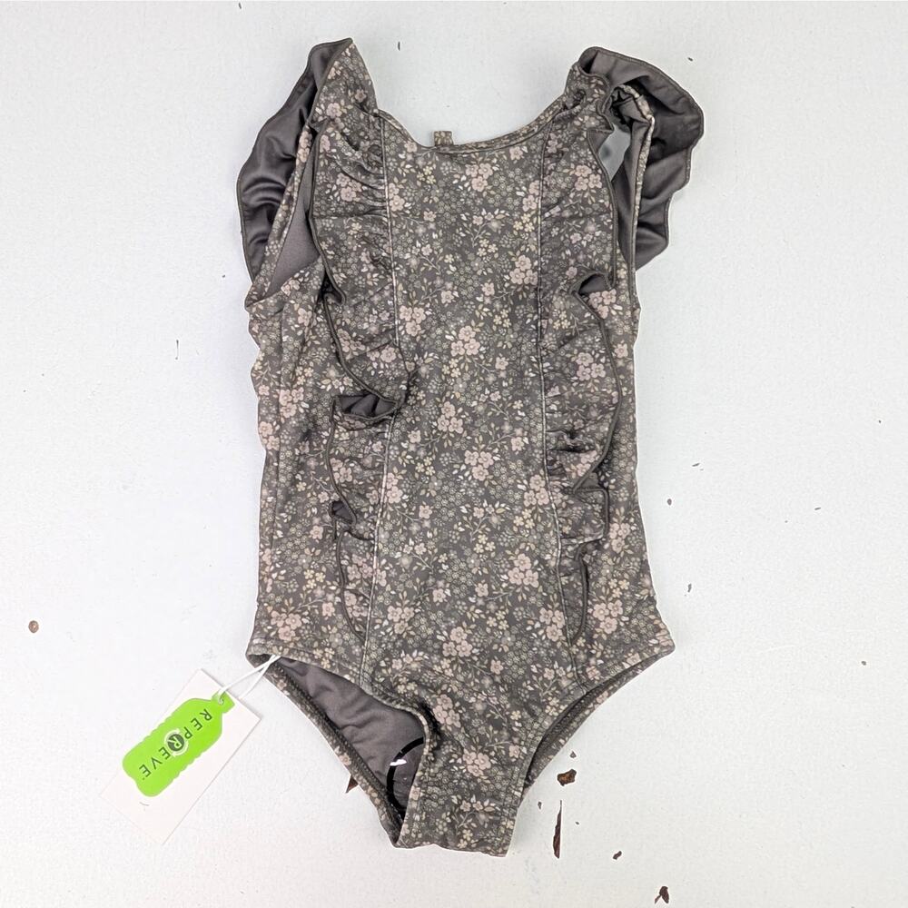 Jamie Kay Toddler 1YR Isabella One Piece Swimsuit - Pansy Dark Floral